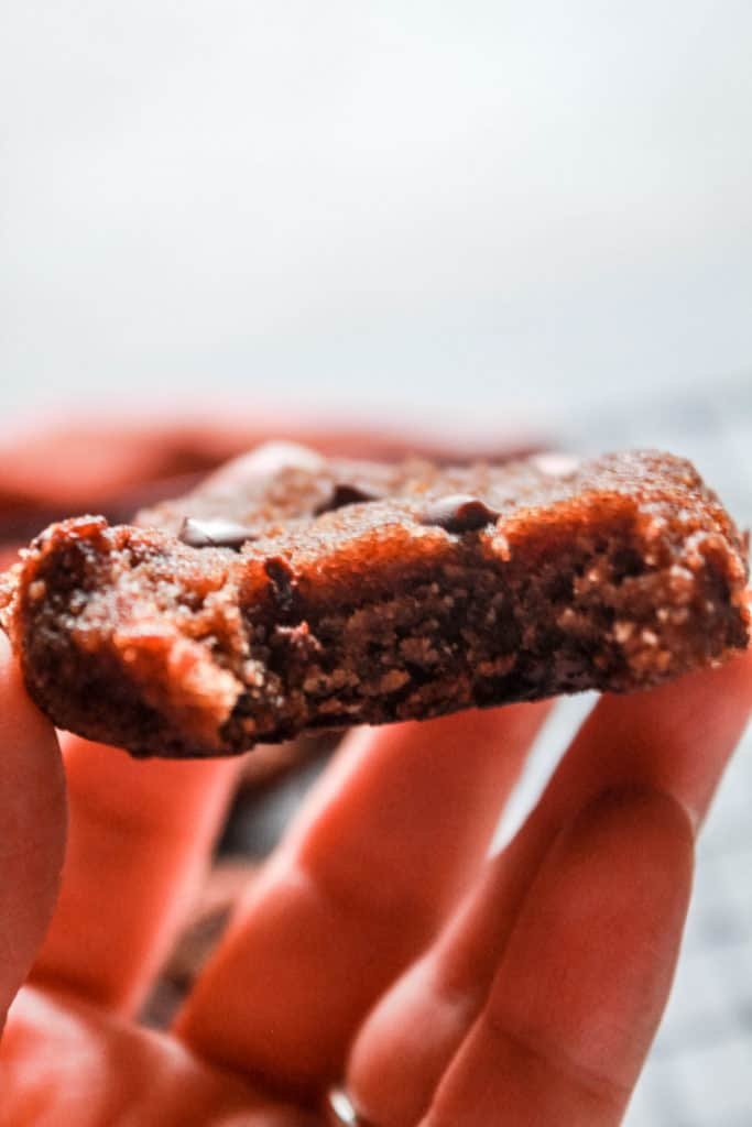 If you love pumpkin spice everything, you will love these gluten-free, oil-free, refined sugar-free cookies! They are tender, soft, and naturally sweet! #pumpkin #cookies #glutenfree