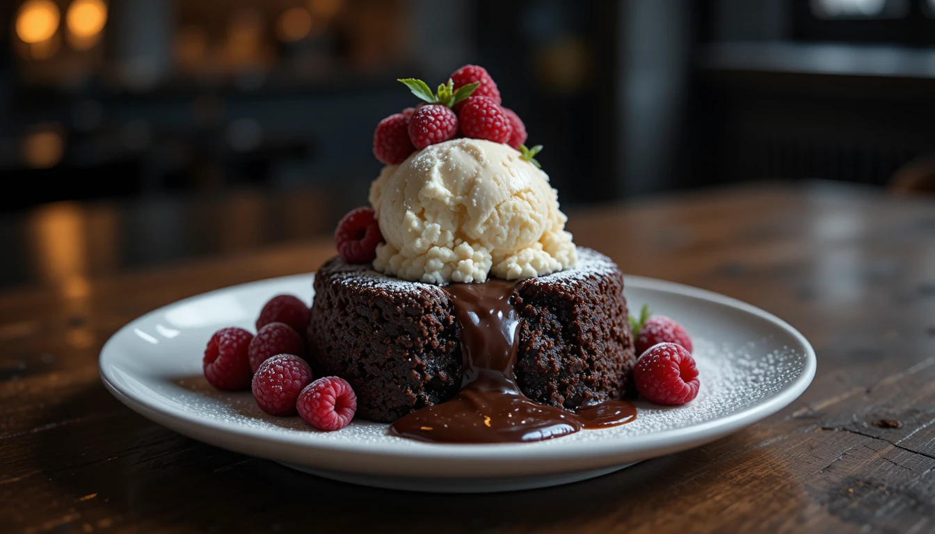 Vegan Chocolate Lava Cake