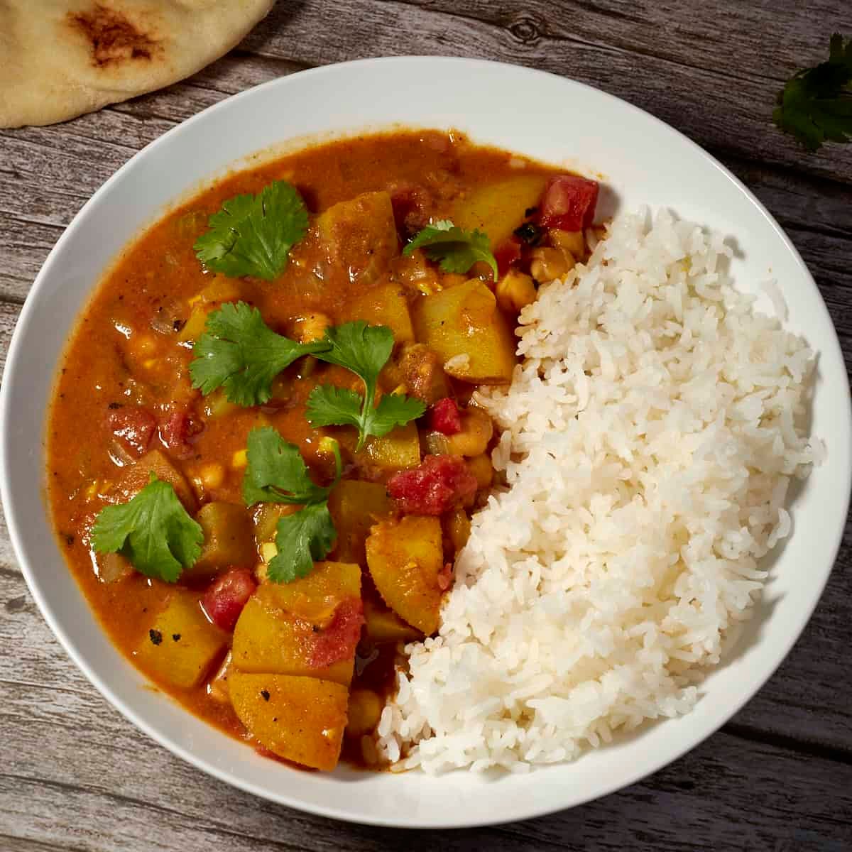 Potato Chickpea Curry