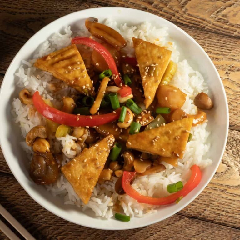 Vegan Cashew Chicken